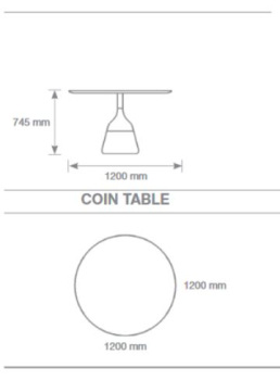 Wendelbo Coin Tisch